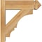Ekena Millwork Balboa Rough Sawn Arts and Crafts Outlooker, Western Red Cedar, 6"W x 18"D x 18"H OUT06X18X18BOA03RWR - alternate 2